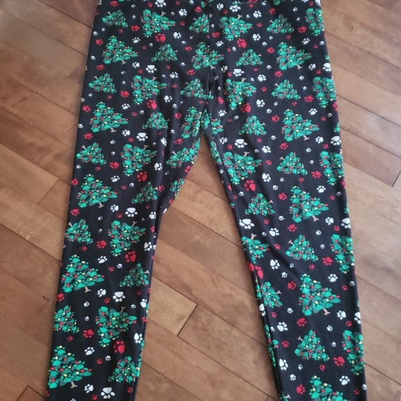 Lularoe Legging Print Christmas 2022 Lularoe | Pants & Jumpsuits | Lularoe Tc Christmas Holiday Leggings Paw  Print | Poshmark